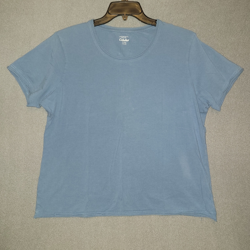 Cabelas Casual Blue T-Shirt Xl Reg